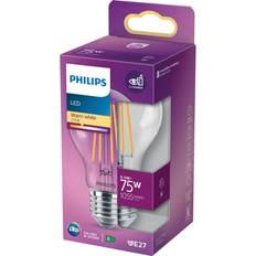 Philips E27 Lampade LED Philips E27 8.5W LED Filament warm white Norm