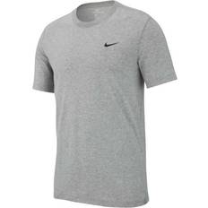 Fitness - Grau Oberteile NIKE Dri-Fit Fitness T-shirt Men's - Dark Grey Heather/Black