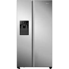 Hisense Freestanding Fridge Freezers - Ice & Water Dispenser Hisense RS694N4TCF Silver, Stainless Steel