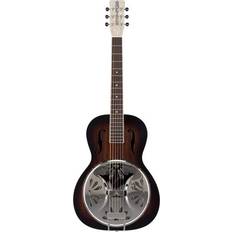 Chitarre Resonator Gretsch G9220 Bobtail Deluxe Katalox FB RN 2-Tone Sunburst Chitarra Risonante