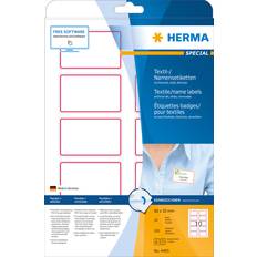 Red Label Herma Name/Textile Labels Removable A4