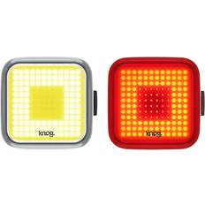 Knog Éclairage Blinder Twinpack SQU Jaune