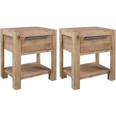 vidaXL 3057529 2-pack Bedside Table 30x40cm 2pcs