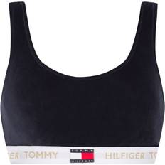 Tommy Hilfiger Polyester BH:ar Tommy Hilfiger Velour Bralette - Desert Sky