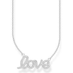 Thomas Sabo Love Necklace - Silver/White