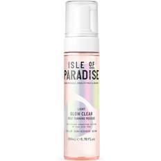 Organic Sunscreen & Self Tan Isle of Paradise Glow Clear Self-Tanning Mousse Light 6.8fl oz