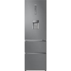 2 pcs Fridge Freezers Haier HTR5619FWMI Silver, Stainless Steel