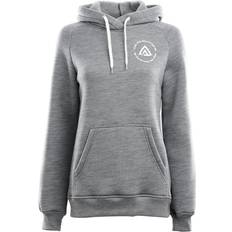 Aclima Pull À Capuche FleeceWool Grey Melange Femmes