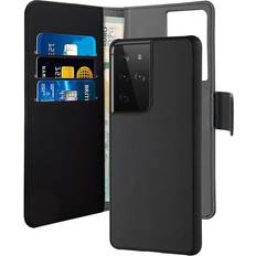 Puro Folio Coque magnetique Noir pour Samsung S21ULTRA