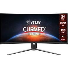 MSI Monitor 343CQR 3440x1440 Quad HD Tempo di Risposta 1 ms Frequenza di Aggiornamento 165 (Hz)