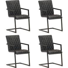 vidaXL Cantilevered 4-pack Köksstol 91cm 4st
