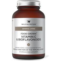 Vitamins & Supplements Wild Nutrition Food-Grown Vitamin C & Bioflavonoids 60 pcs