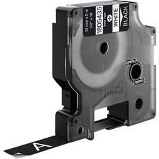 DYMO Rhino Black Vinyl Tape White Text