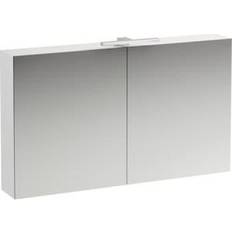 120.0 cm Mobiletti con Specchio per Bagno Laufen BASE Spiegelschrank 1200 mm 2 Türen LED Licht Element