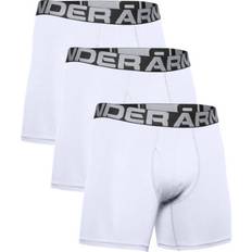 Under Armour Elastan/Lycra/Spandex Unterhosen Under Armour Charged Cotton 6" Boxerjock 3-pack - White