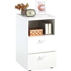 Vita Sängbord FMD 428713 Sängbord 35x39.9cm