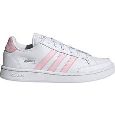 Schaumstoff Schlägersportschuhe Adidas Grand Court SE - Cloud White/Clear Pink/Silver Metallic