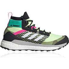 Multicolored - Unisex Hiking Shoes Adidas Terrex Free Hiker Primeblue - Hi-Res Yellow/Crystal White/Core Black