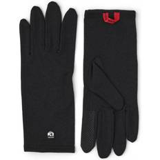 Merino Wool Liner Long 5-Finger Gloves - Black