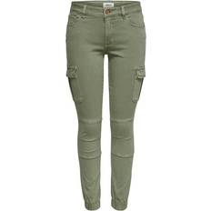 Only Pantalon Cargo Fermeture Pant - Vert