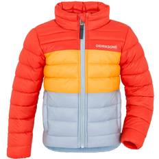 Didriksons Puff Jacket - Orange/Blue/Yellow Unisex