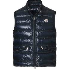 Polyamide Vests Moncler Gui Down Vest - Navy