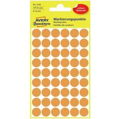 Avery Bright Orange Dot Stickers