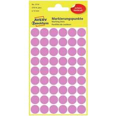 Rosa Etiketten Avery Pink Dot Stickers