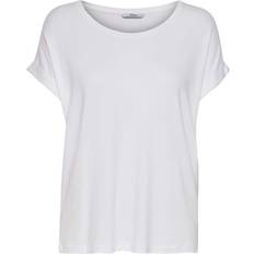 Damen - Elastan/Lycra/Spandex T-Shirts Only Loose T-shirt - White/White