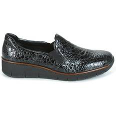 Synthétique Mocassins Rieker 53766-45 - Black