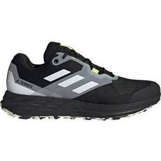 46 ⅓ - Herren Laufschuhe Adidas Terrex Two Flow M - Core Black/Crystal White/Solar Yellow