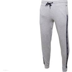 Tommy Hilfiger Grey Trousers Tommy Hilfiger Repeat Logo Tape Joggers - Grey Heather