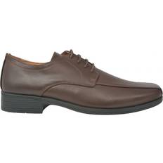 Men - Polyurethane Low Shoes vidaXL Business Lace-Up - Brown