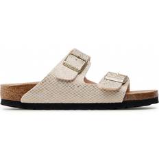 40 - Mikrofiber Sandaler Birkenstock Arizona Microfiber - Shiny Python Eggshell