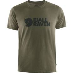 Fjällräven Logo T-Shirt - Dark Olive