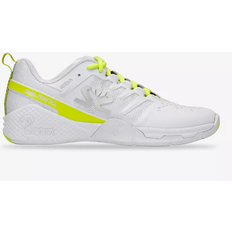 Squash Racket Sport Shoes Salming Kobra 3 W - White/Lime Punch