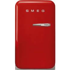 40.4 cm Refrigeradores independientes Smeg FAB5LRD5 Rojo, Negro