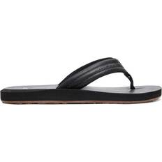 Polyester Slippers Quiksilver Carver Nubuck Sandalen - Zwart