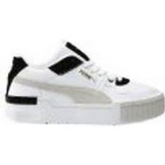 Damen - Wildleder Trainingsschuhe Puma Cali Sport Mix W - Puma White/Puma Black