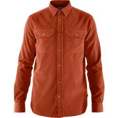 Fjällräven Orange Skjortor Fjällräven Övik Cord Shirt - Autumn Leaf