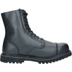 Herren - Schwarz Schneestiefel Brandit Phantom 10 Eyelet - Black