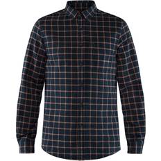 XXS Hemden Fjällräven Övik Flannel Shirt - Dark Navy