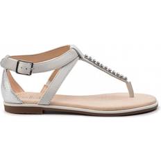 Clarks Sandalen Clarks Bay Poppy Sandalen en Sloffen - Zilver/Beige/Wit