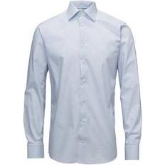 Fjällräven Skjorter Fjällräven Striped Poplin - Light Blue