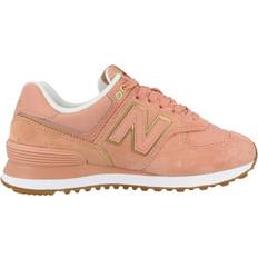 New Balance 574 Pink Gold Women's