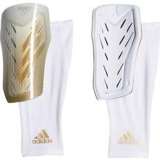 Kulta Säärisuojat Adidas X Sg Pro White/Gold, Unisex, varusteet, Suojaus, Jalkapallo, Valkoinen/Kulta