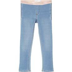 Name It Sweat Denim Leggings - Blue/Medium Blue Denim (13185679)
