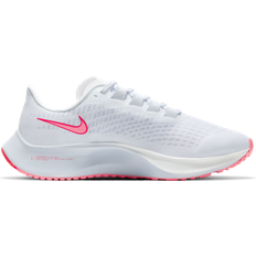 Dame - Nike Air Zoom Pegasus Løpesko NIKE Air Zoom Pegasus 37 VT W - White/Bright Crimson/Football Gray/Sunset Pulse