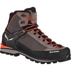 Rubber Hiking Shoes Salewa Crow GTX M - Wallnut/Fluo Orange