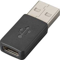 Poly USB C-USB A M-F Adapter 0.2m